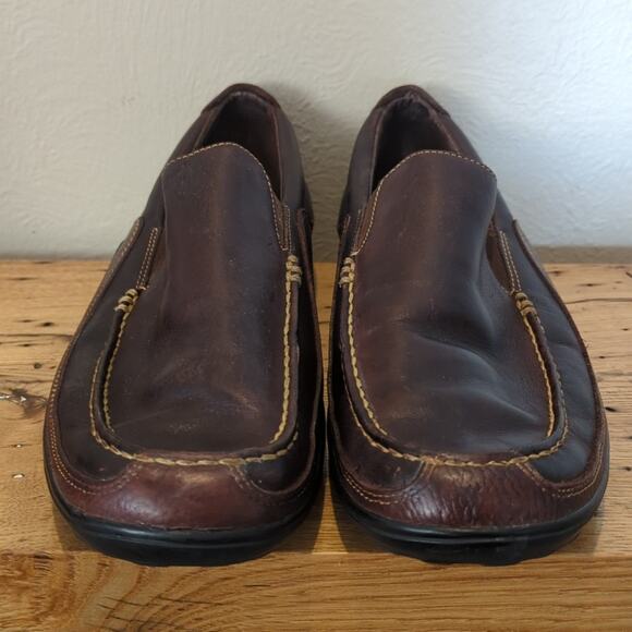 Cole Haan Men 11 M Tucker Venetian Slip On Loafers Tan Brown Leather - Picture 2 of 12